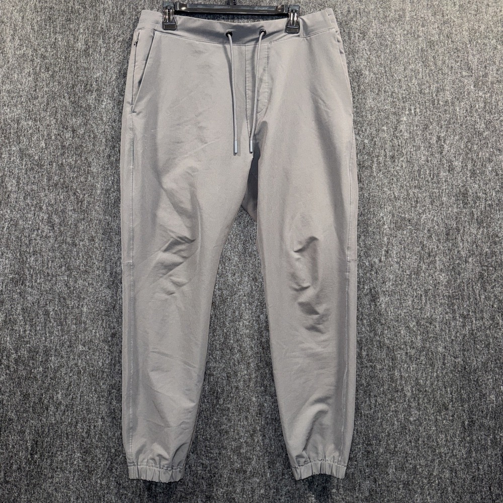 Abercrombie & Fitch Men's Jogger Pants Large‎ Gray Athletic Drawstring Stretch
